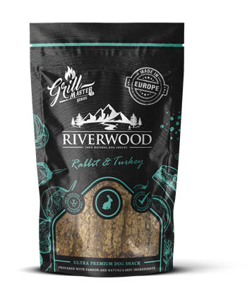RIVERWOOD 140014 grill treats rabbit and turkey 100g