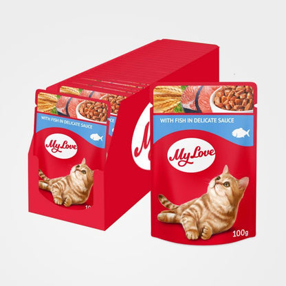 My Love пауч за котки с риба 100гр