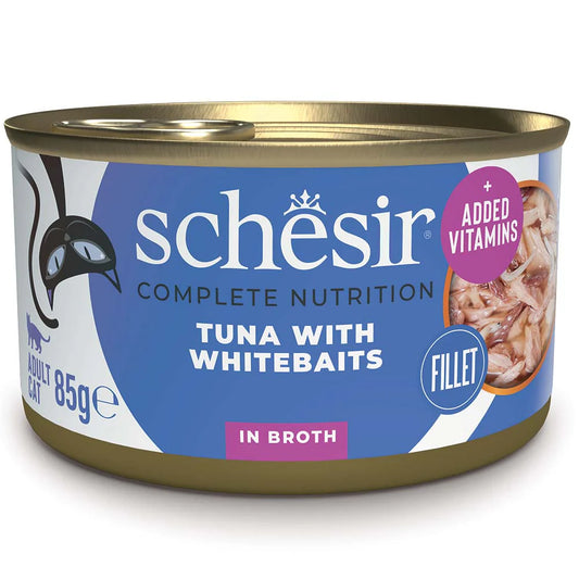 SCHESIR за котка с риба тон и атерина с ориз в собствен сос 85гр
