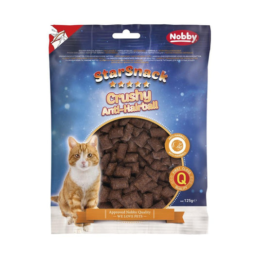 NOBBY лакомство за коткаStarSnack Crushy Anti-Hairball 125гр