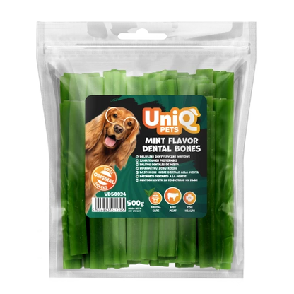 UNIQ PETS ментови дентални пръчици зелени 500 гр