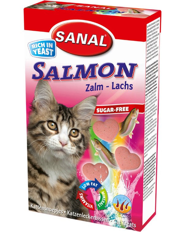 SANAL Витамини за котки със сьомга 50гр