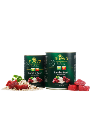NUEVO SENIOR lamb, beef and oatmeal